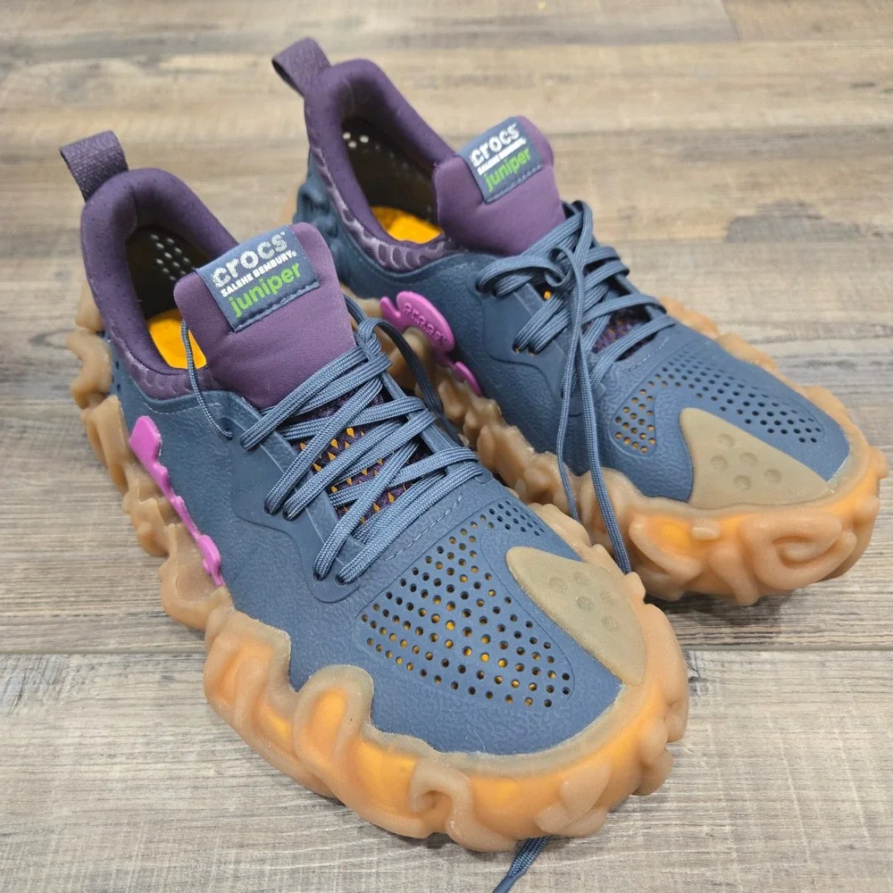 Crocs Salehe Bembury Pollex Juniper Taro Blue Purple Sneakers Shoes Mens 9